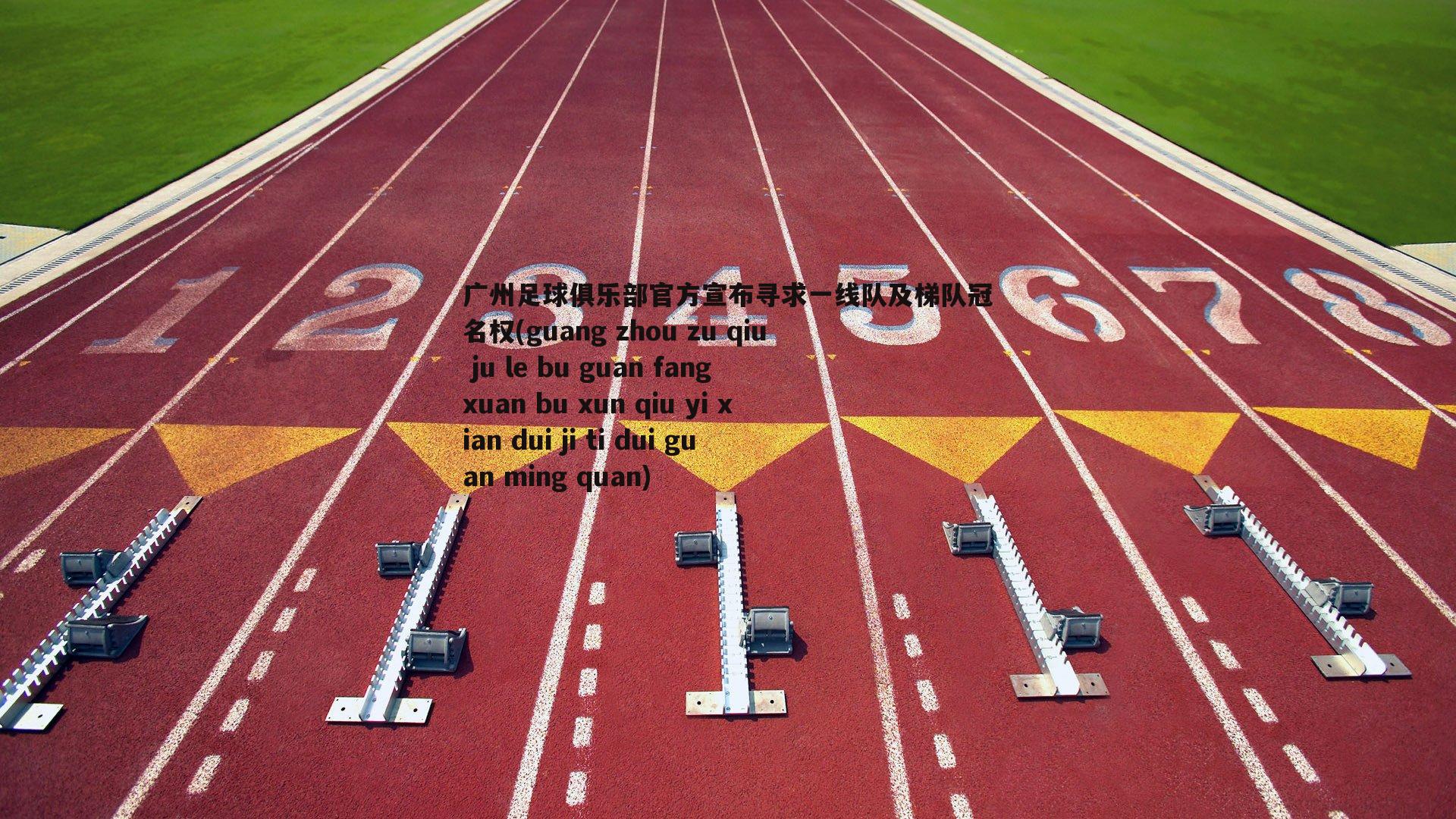 广州足球俱乐部官方宣布寻求一线队及梯队冠名权(guang zhou zu qiu ju le bu guan fang xuan bu xun qiu yi xian dui ji ti dui guan ming quan)