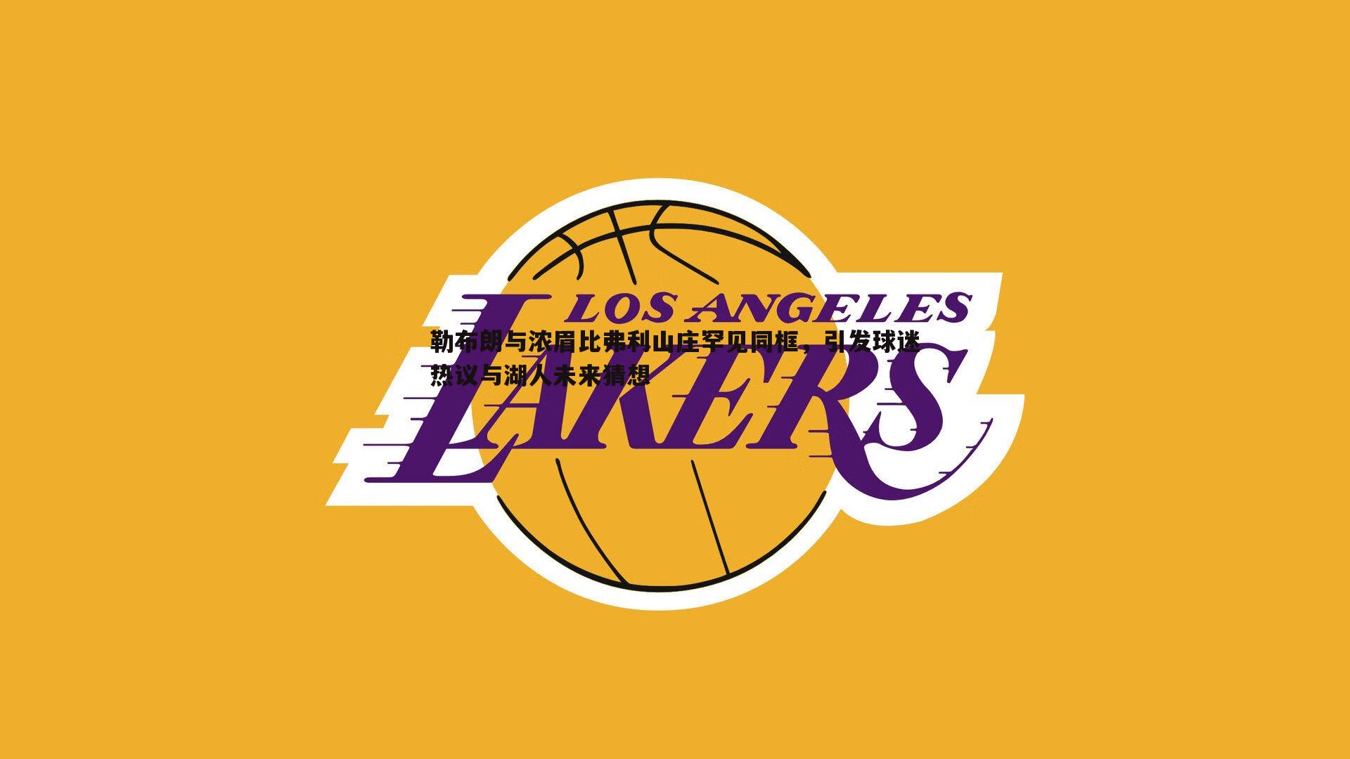 勒布朗与浓眉比弗利山庄罕见同框,引发球迷热议与湖人未来猜想